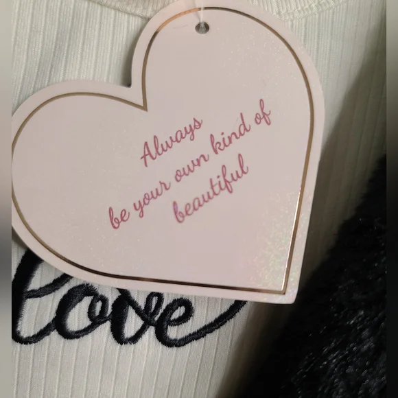 Hooded Reversible Vest & Matching Top Girls Lg 14 - Picture 5 of 5